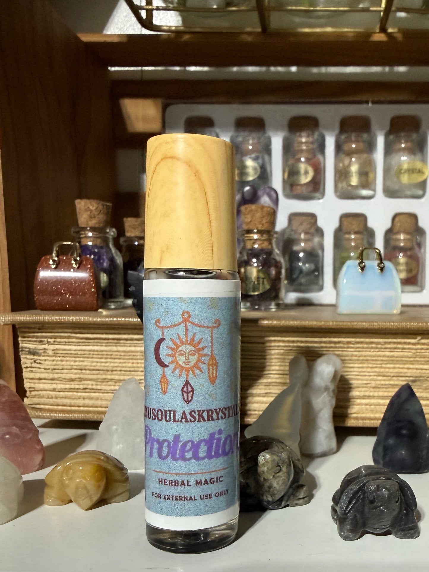 Sacred Grounding Oil – Black Tourmaline Infused Protection & Stability Blend