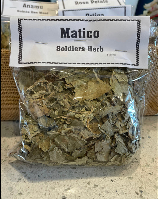 Matico - Soldiers Herb  ritual Herbs candle making herbs etc