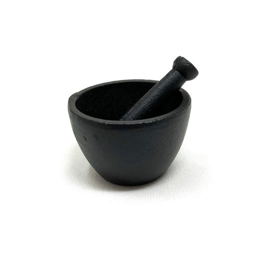 Cast Iron Mortar & Pestle 2.5”