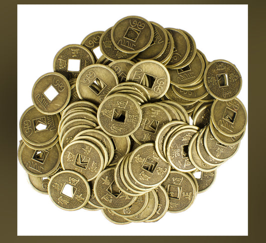 Chinese Coins - Medium 20mm - 3 coins
