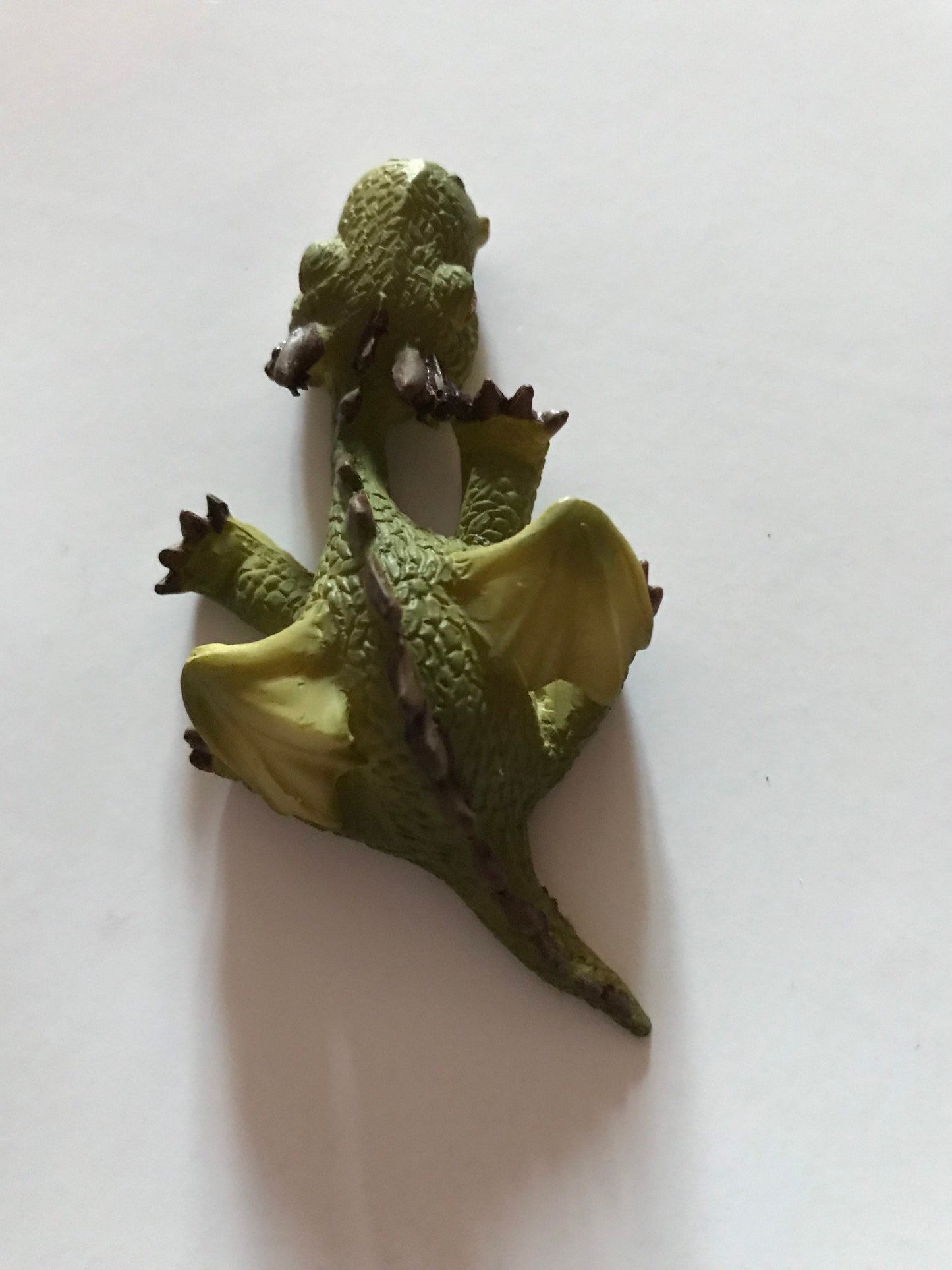 Adorable sleeping green dragon enchanted dragon, enchanted garden supply, fairy garden supplies, miniature dragon