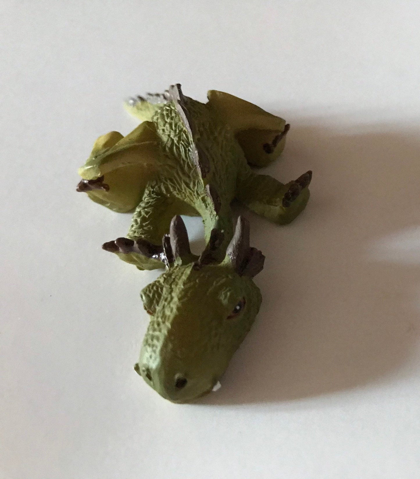 Adorable sleeping green dragon enchanted dragon, enchanted garden supply, fairy garden supplies, miniature dragon