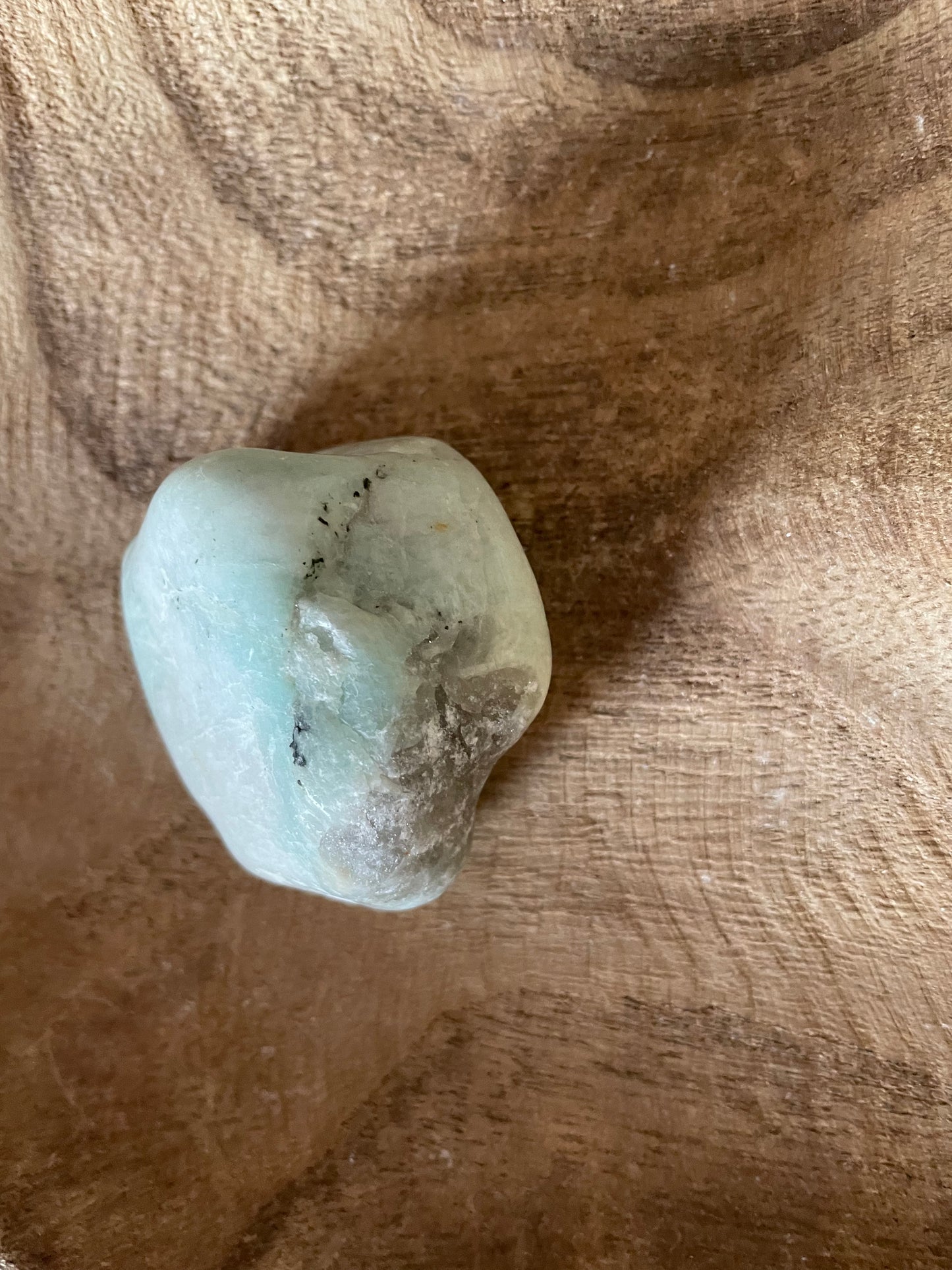 Jumbo Amazonite weighs 5 ounces