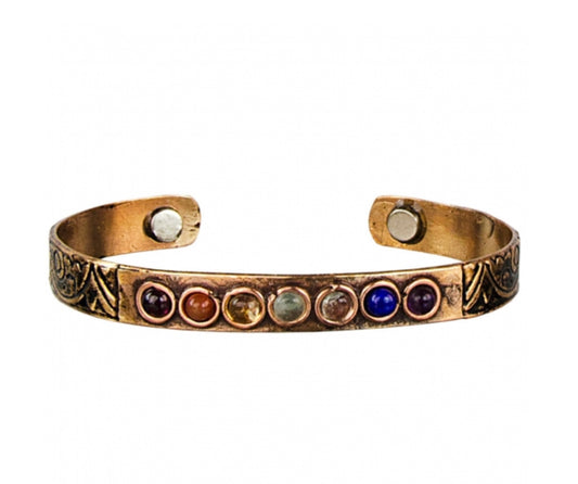 Copper SEVEN CHAKRAS bracelet