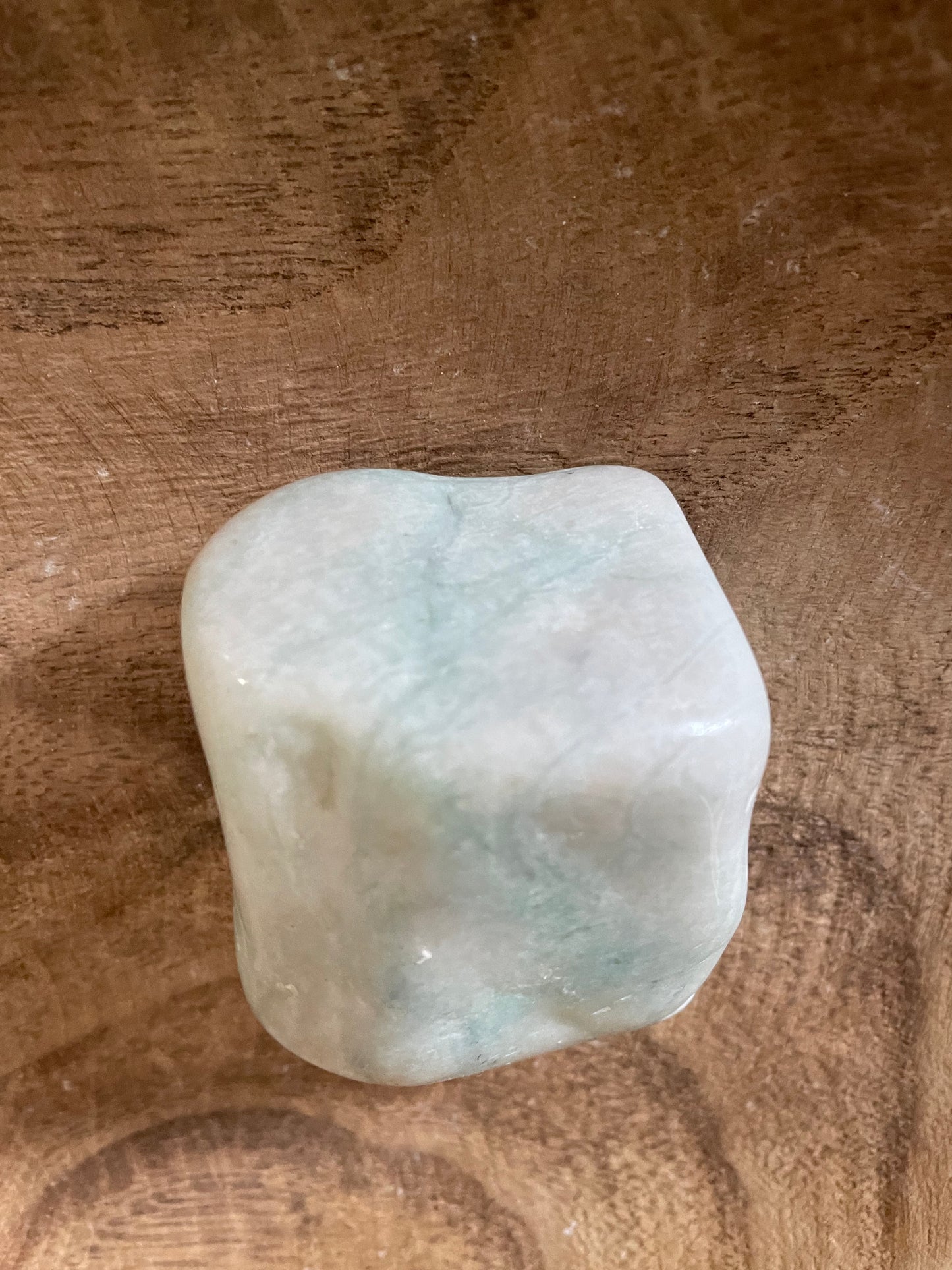 Jumbo Amazonite weighs 7.6 ounces