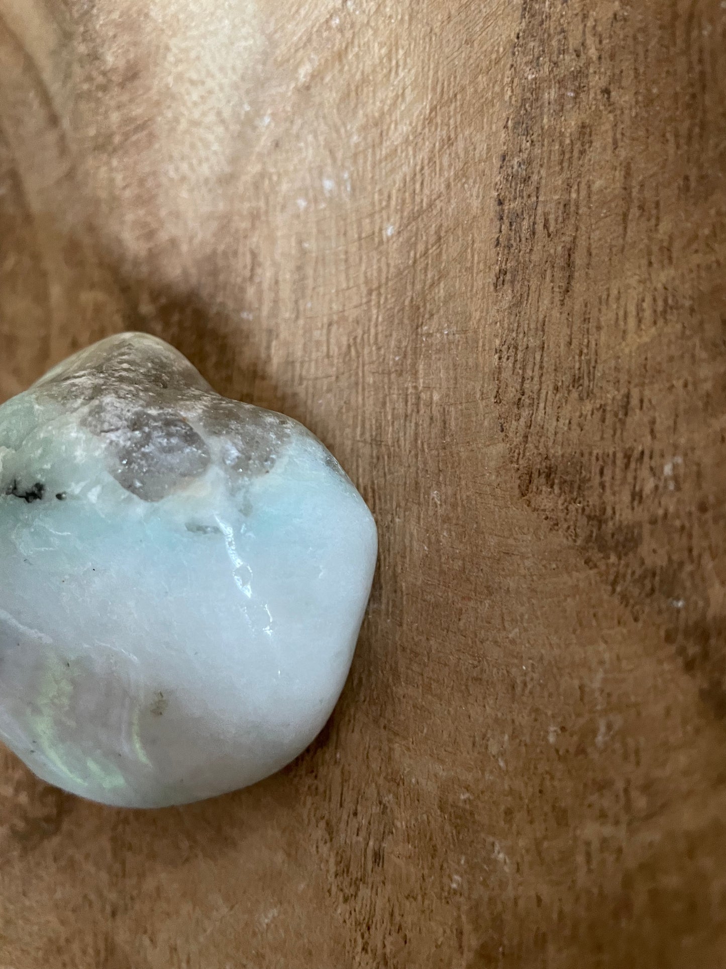 Jumbo Amazonite weighs 5 ounces