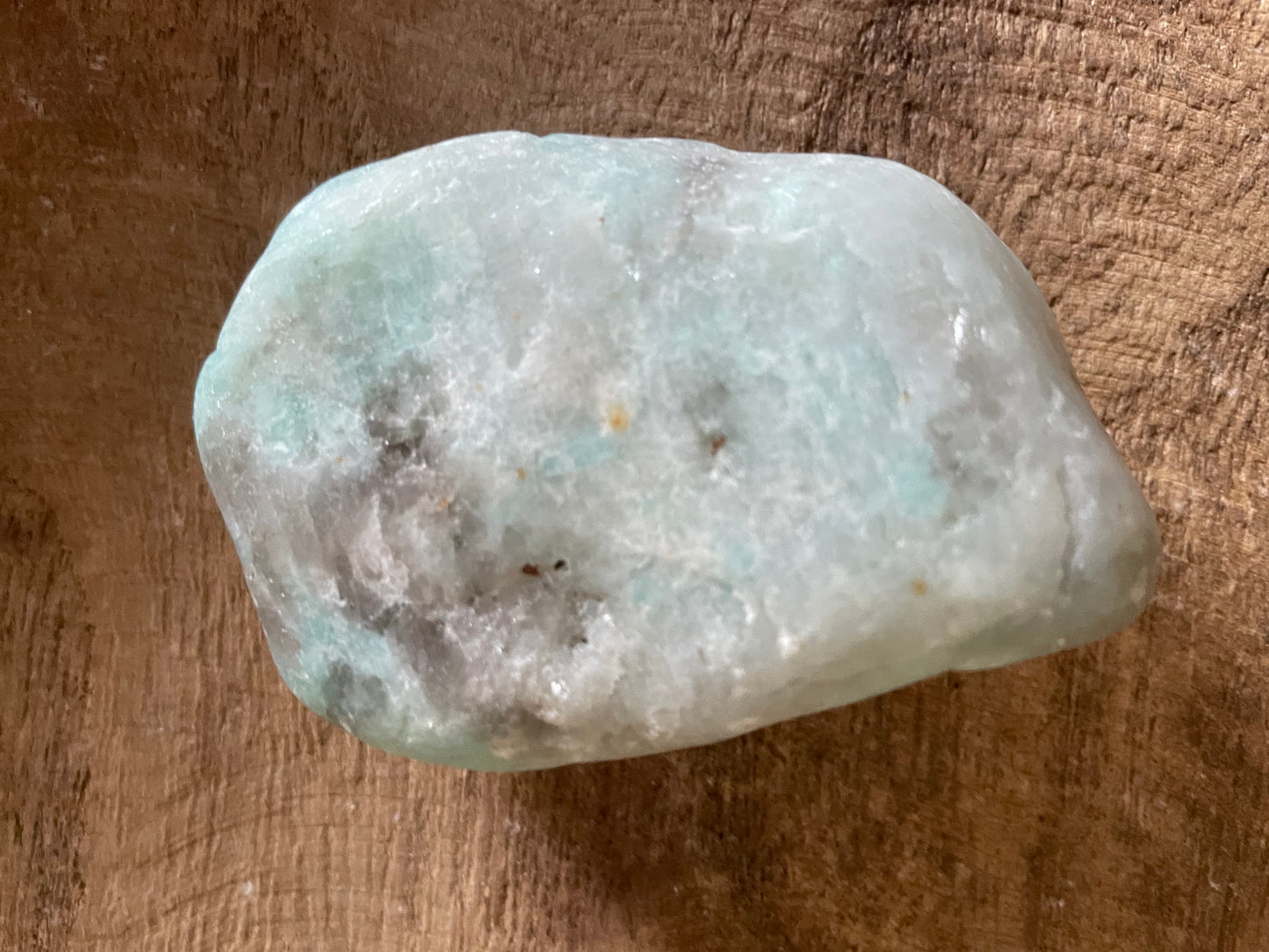 Jumbo Amazonite weighs 4.2 ounces