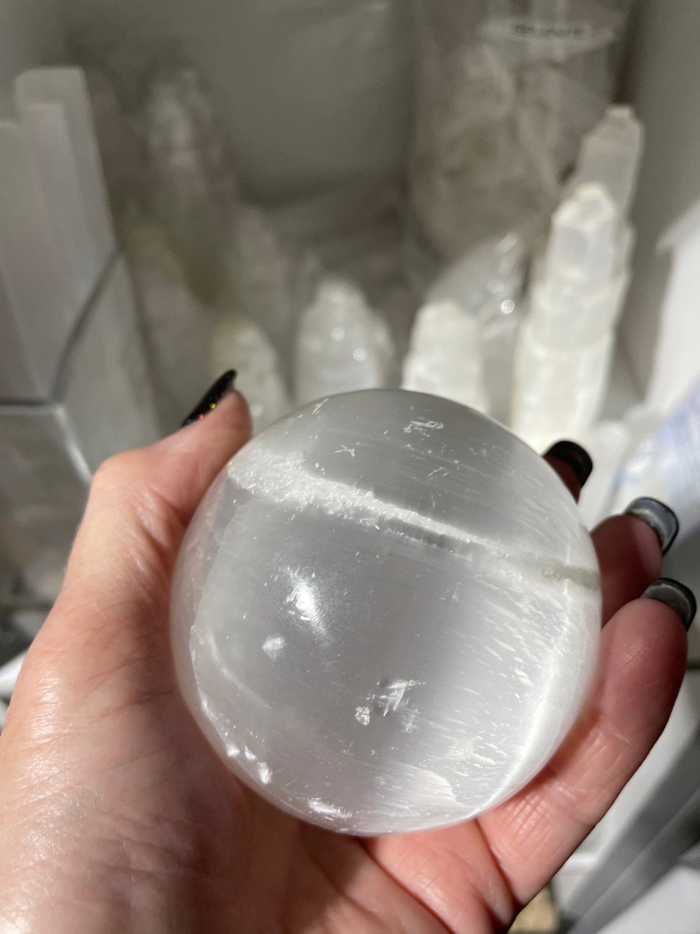 Selenite Sphere 2.5”