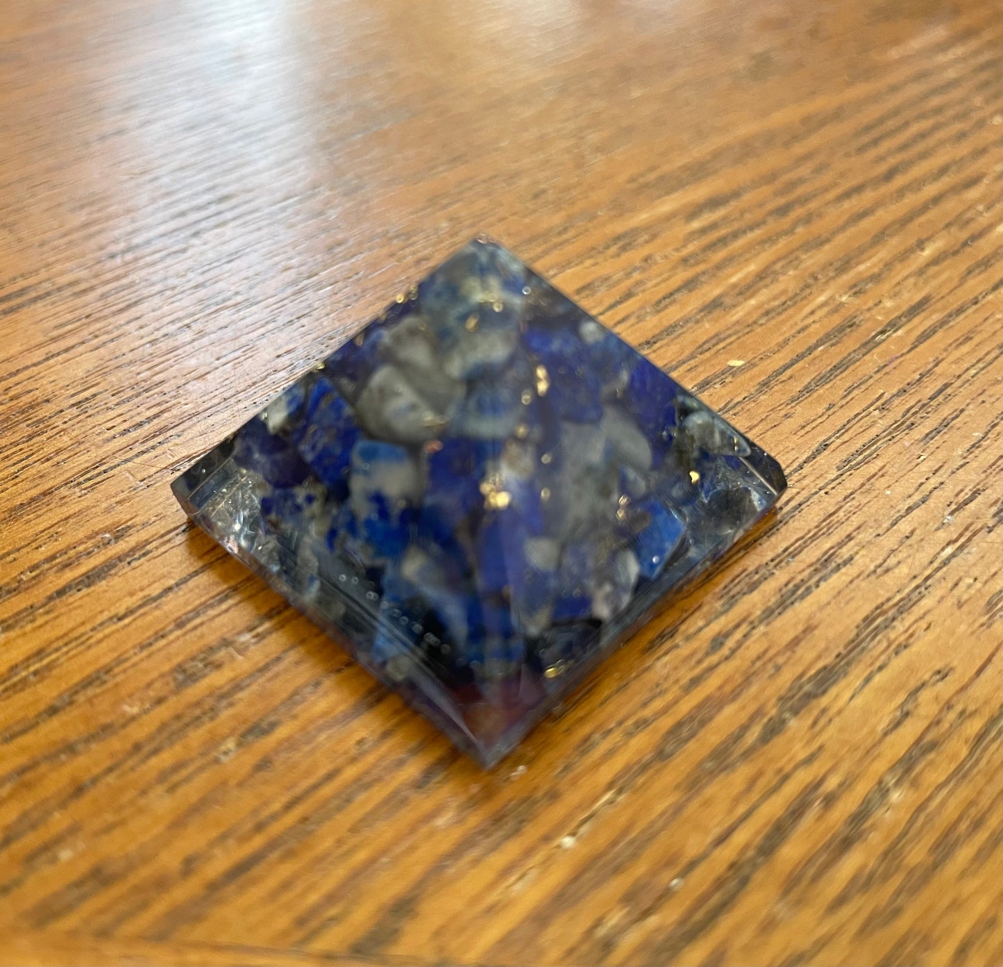 Third Eye Chakra mini orgonite - Lapis Lazuli
