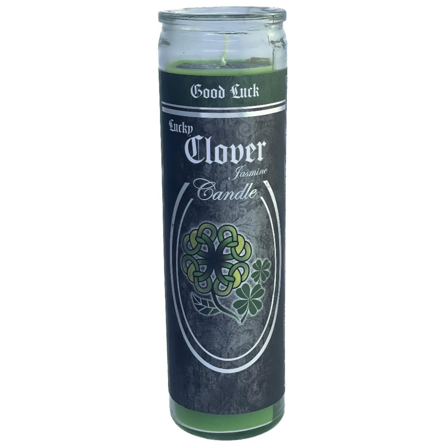 7 Day Glass Ritual Candle - Lucky Clover - Jasmine