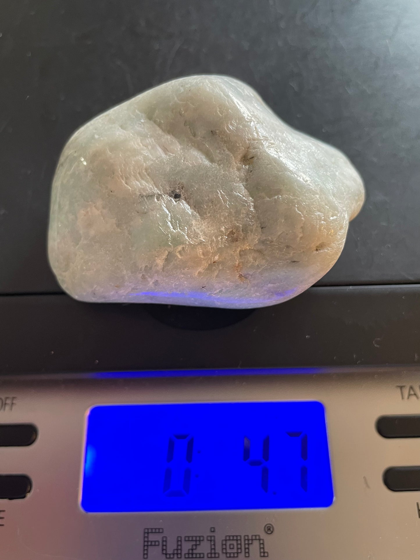 Jumbo Amazonite weighs 4.7 ounces