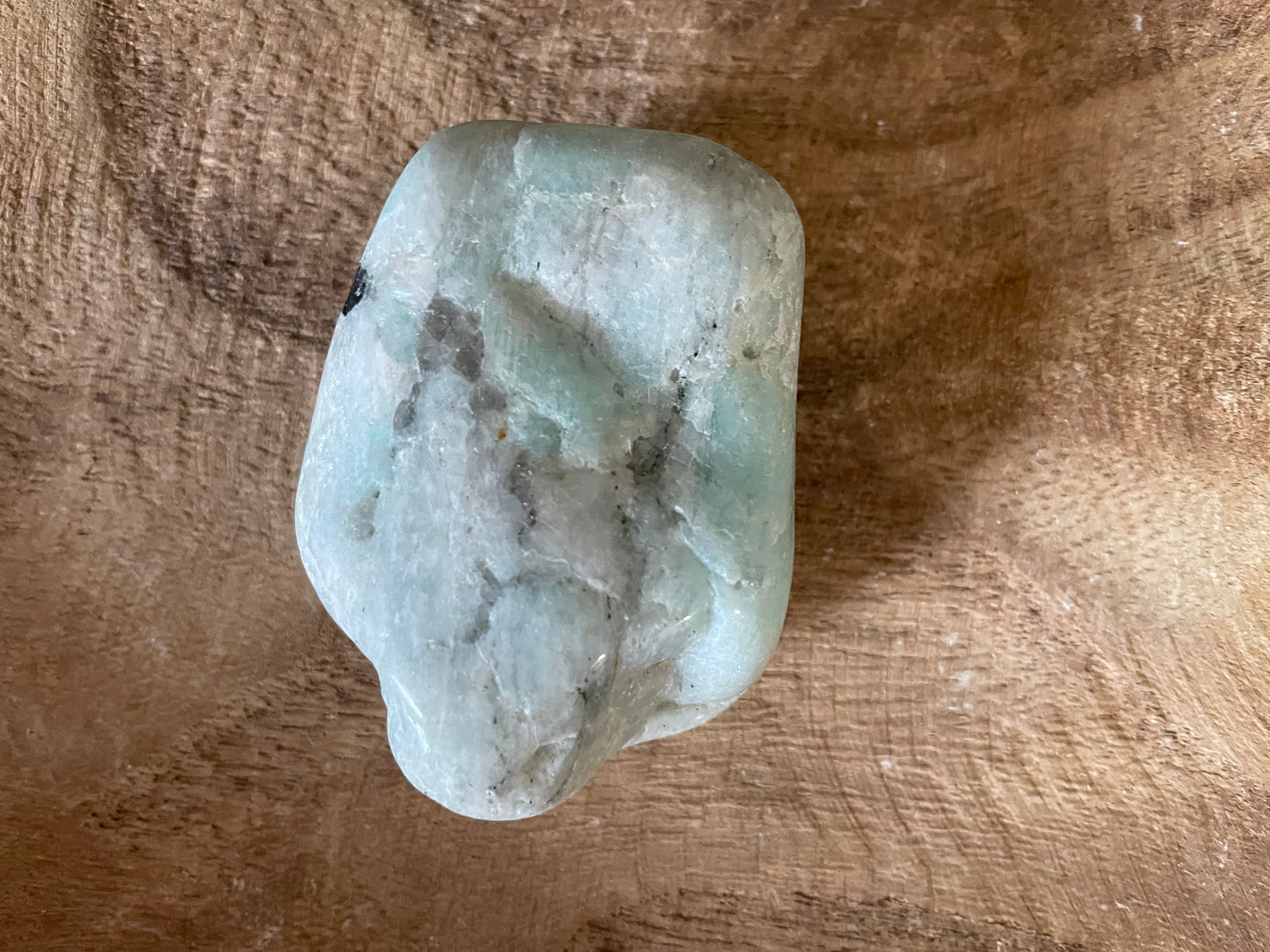 Jumbo Amazonite weighs 4.7 ounces