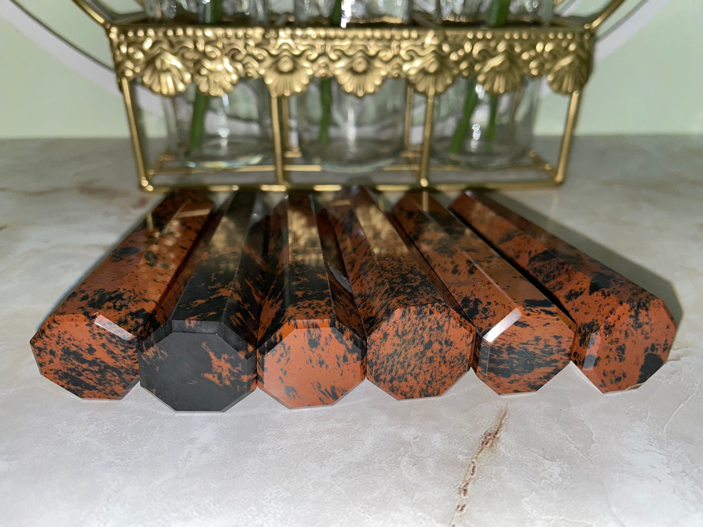 Mahogany Obsidian Points