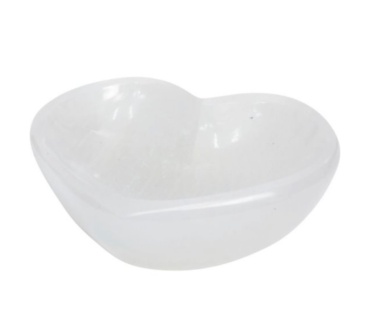 Magnificent Heart shaped Selenite offering bowl