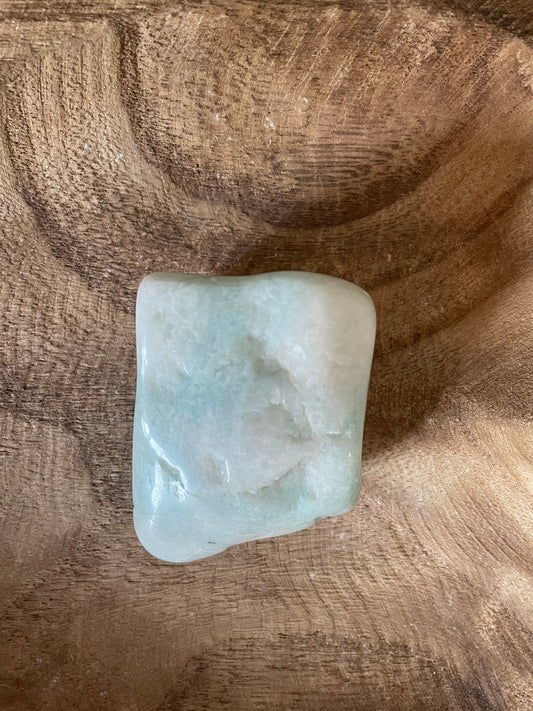 Jumbo Amazonite weighs 7.6 ounces