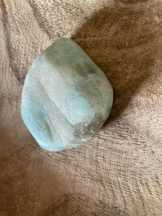 Jumbo Amazonite weighs 4.2 ounces