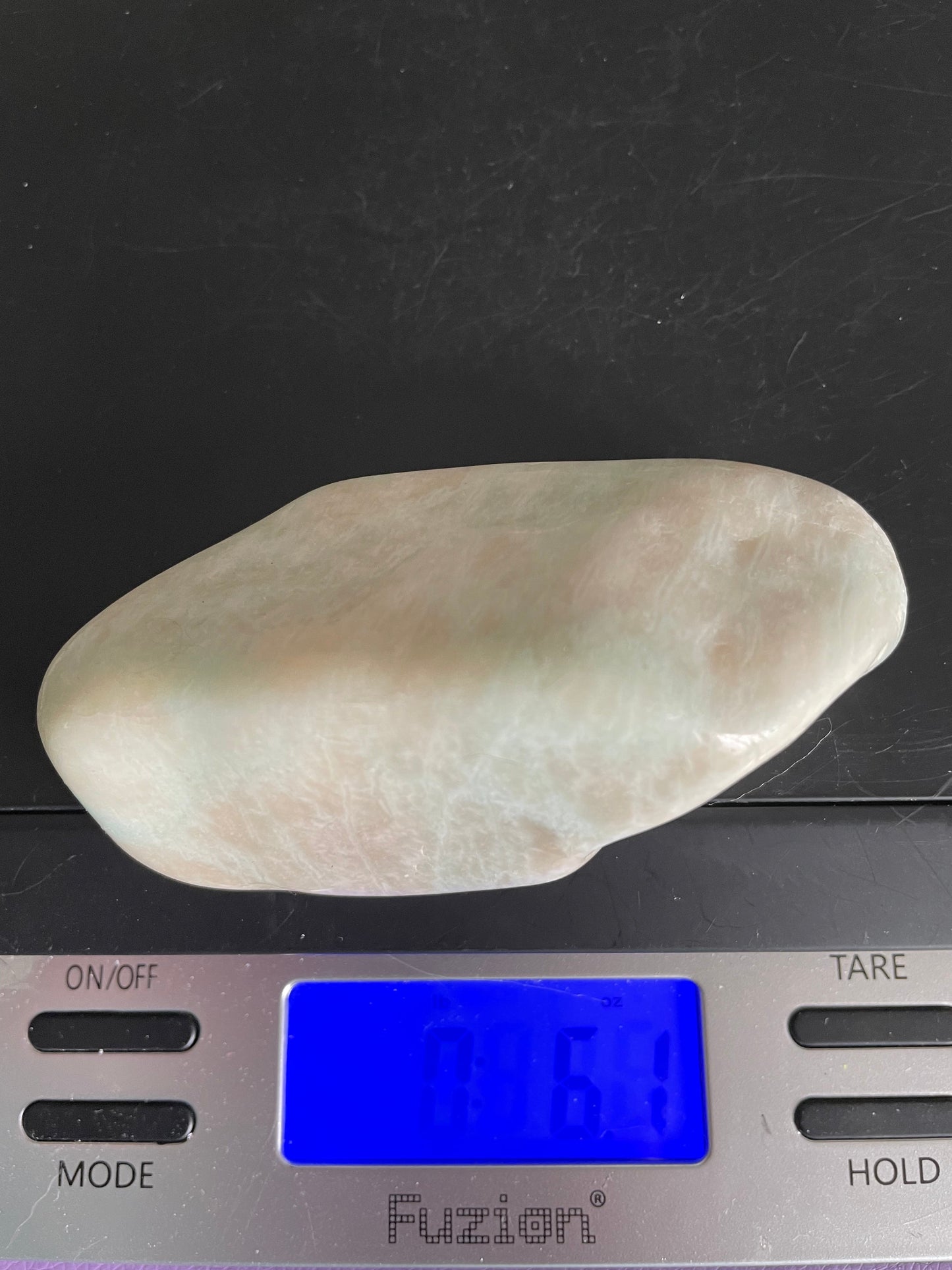 Jumbo Amazonite weighs 6.1 ounces