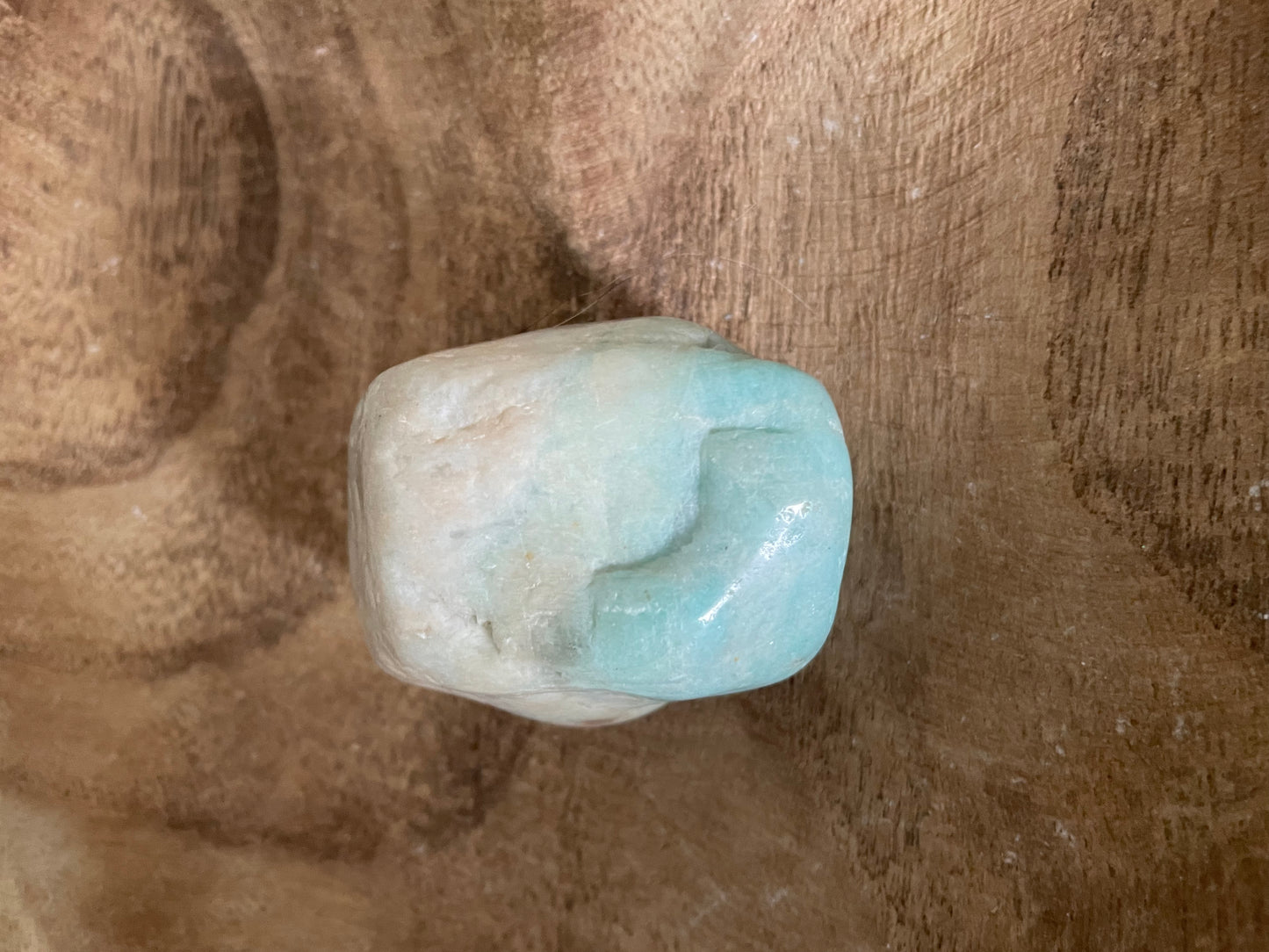 Jumbo Amazonite weighs 5.5 ounces