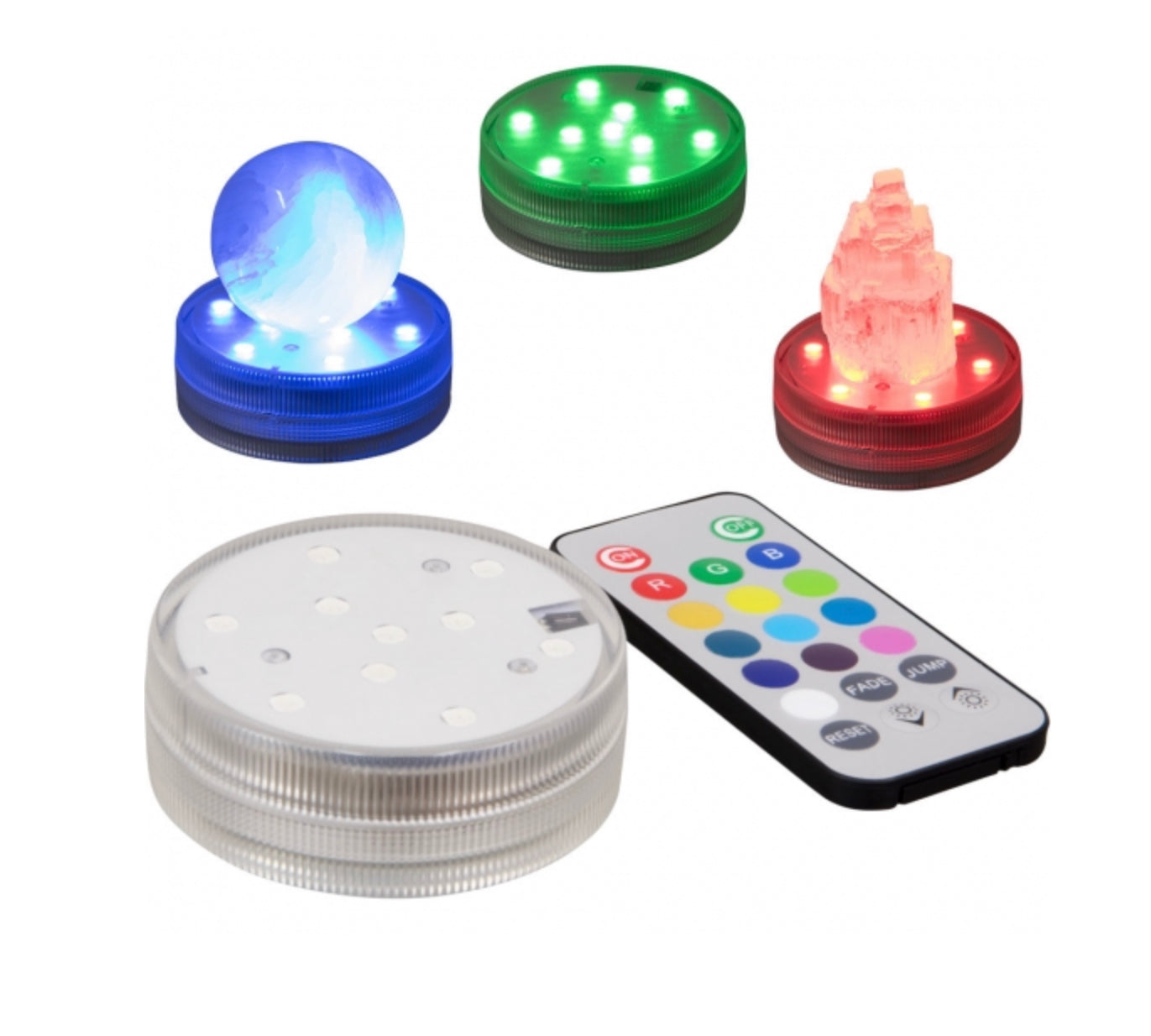 Submersible LED Light Base w/Remote