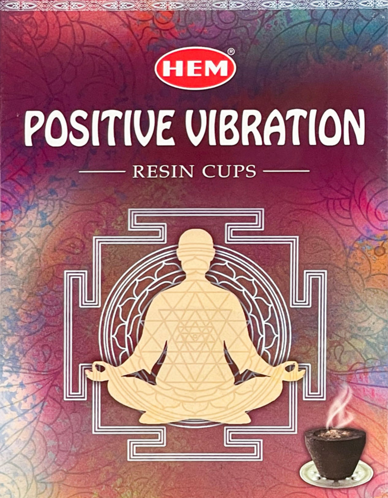 Hem Resin Cups - Positive Vibration (Pack of 10)