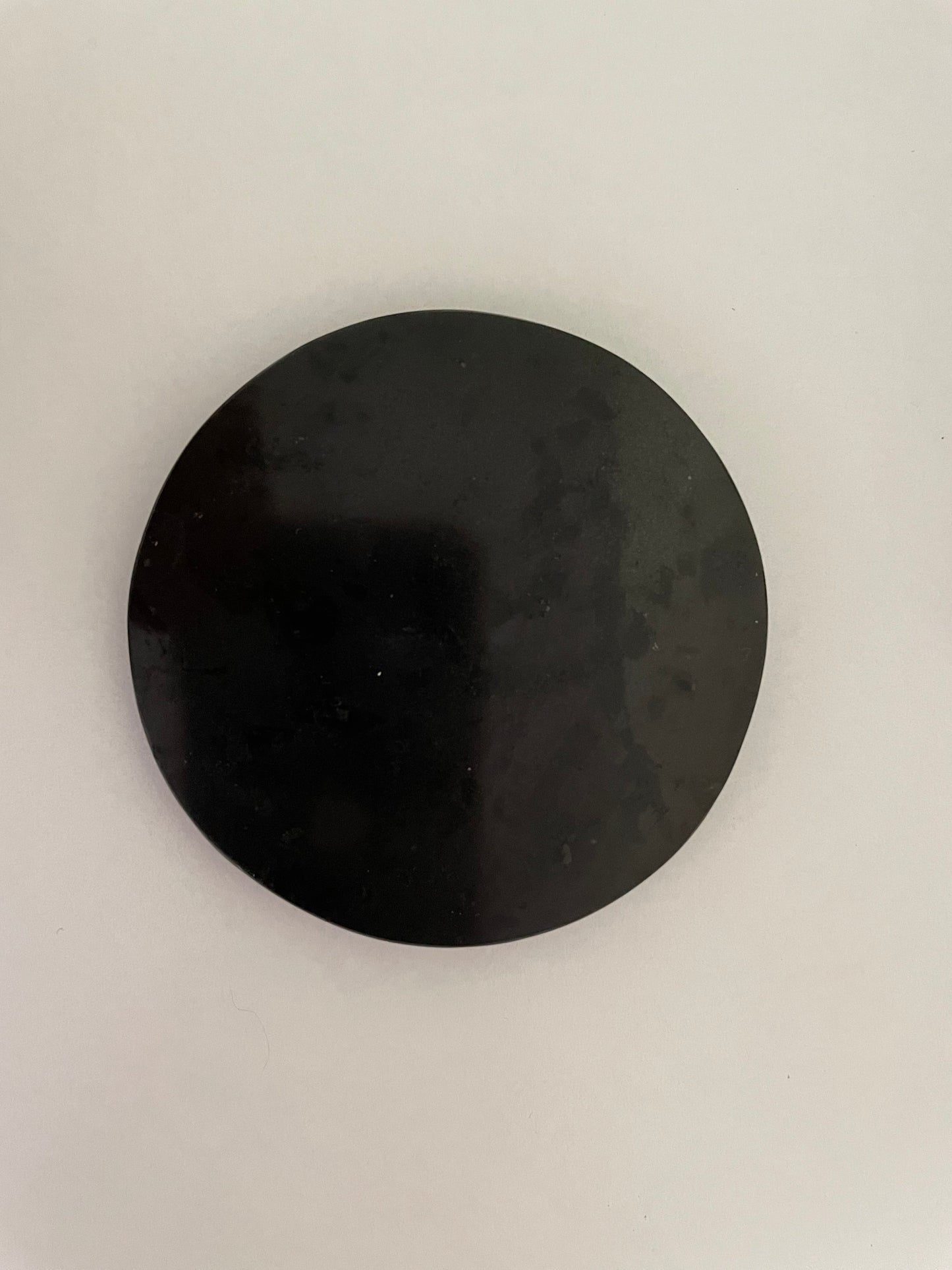 Medium Black Tourmaline Charging Plate