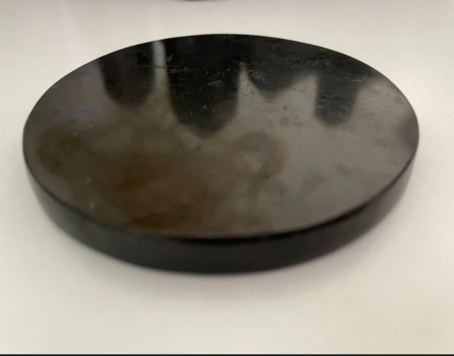 Small Black Tourmaline Charging Plate