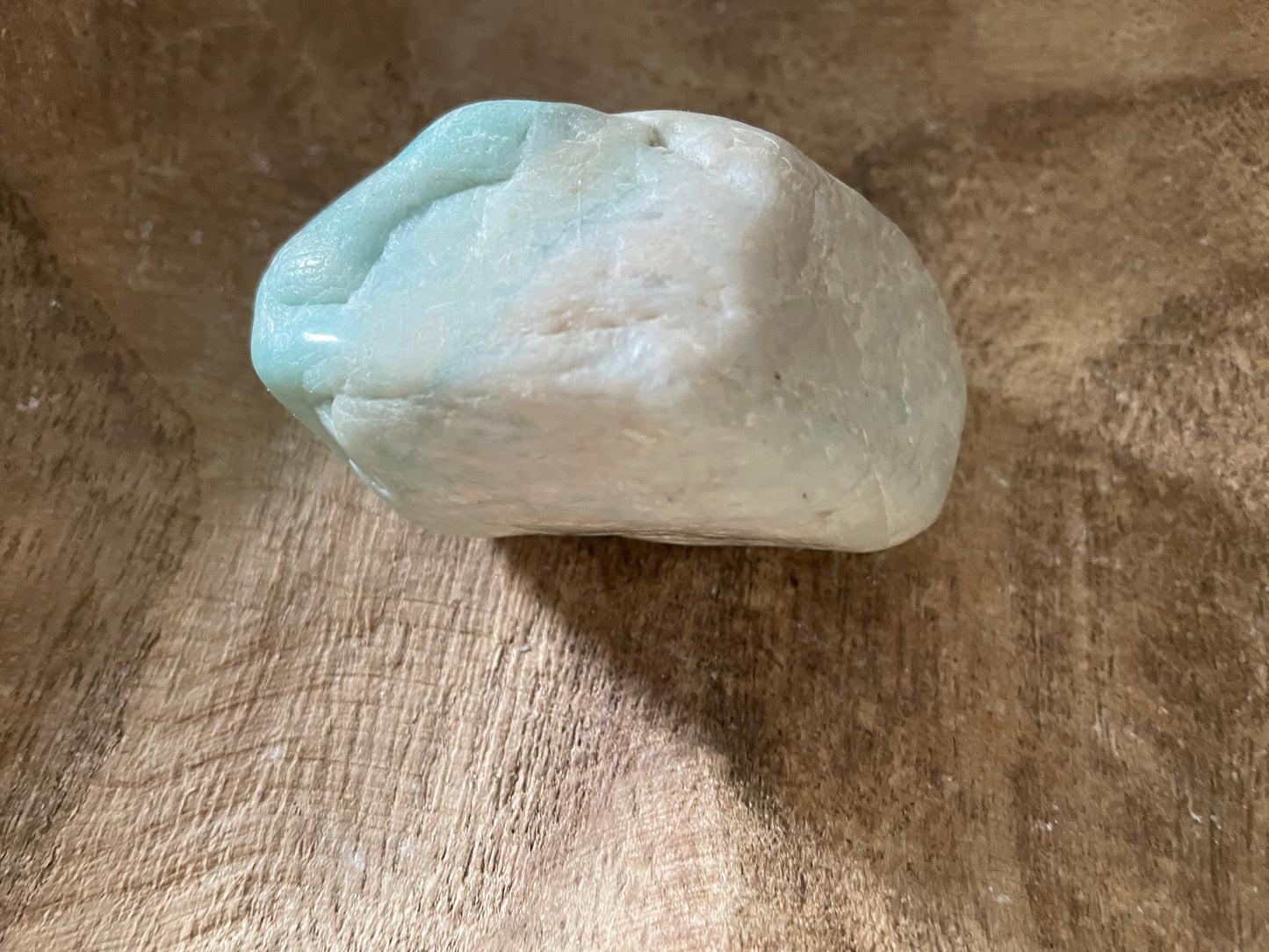 Jumbo Amazonite weighs 5.5 ounces