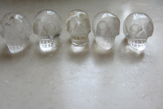 Clear quartz skull for meditation, one quartz skull, meditation, clearing energy, esoteric skull, powerful energy skulls for downloads