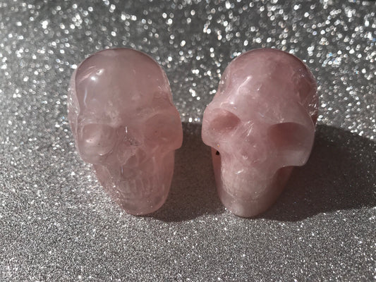 Rose Quartz skull for meditation, one rose quartz skull, meditation, clearing energy, esoteric skull, powerful energy skulls for downloads