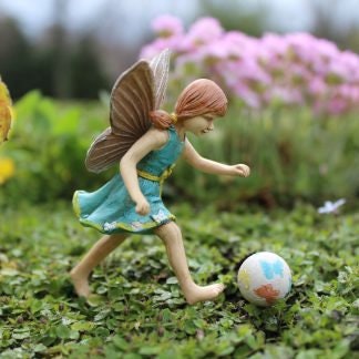 Sweet fairy girl with ball toy