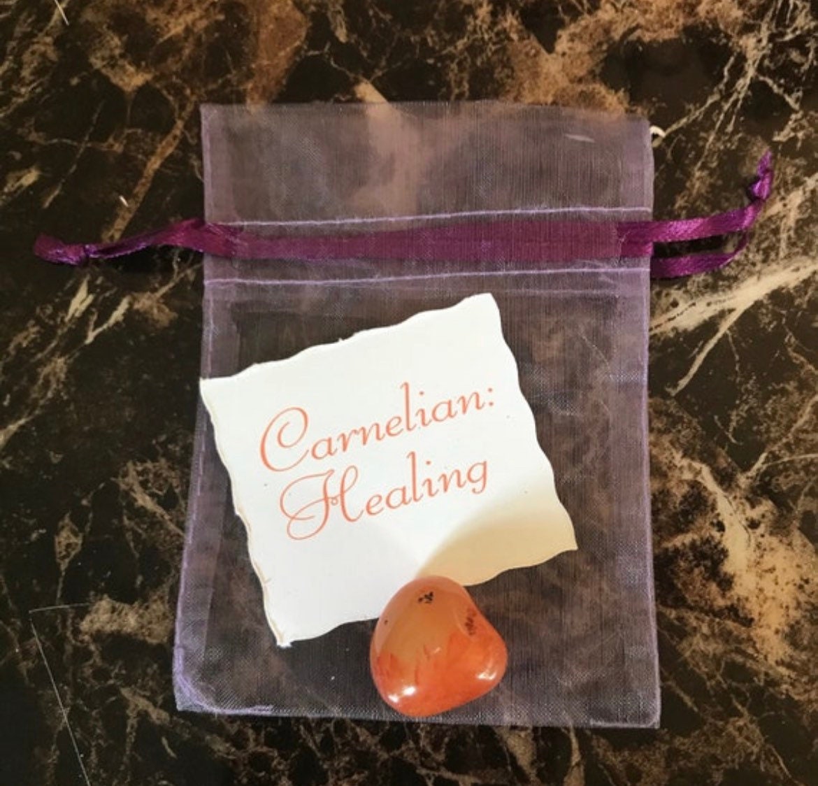 Carnelian Meditation healing stone use for health and healing, spiritual gift, tumbled Carnelian stone