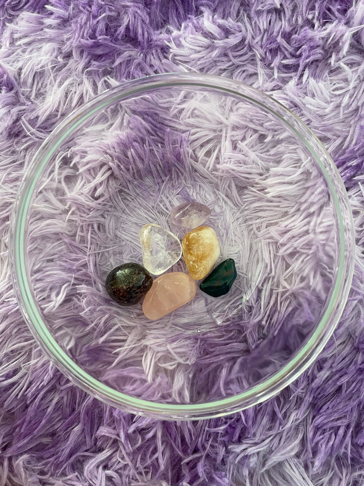 Aries crystal set of 6 crystal stones specifically for the Ram