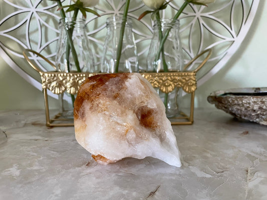 Beautiful 1 pound citrine point crystal actual weight 16.8 ounces