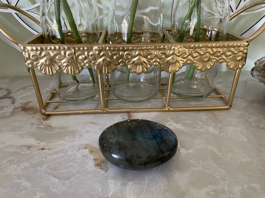 Beautiful Labradorite Palm Stone