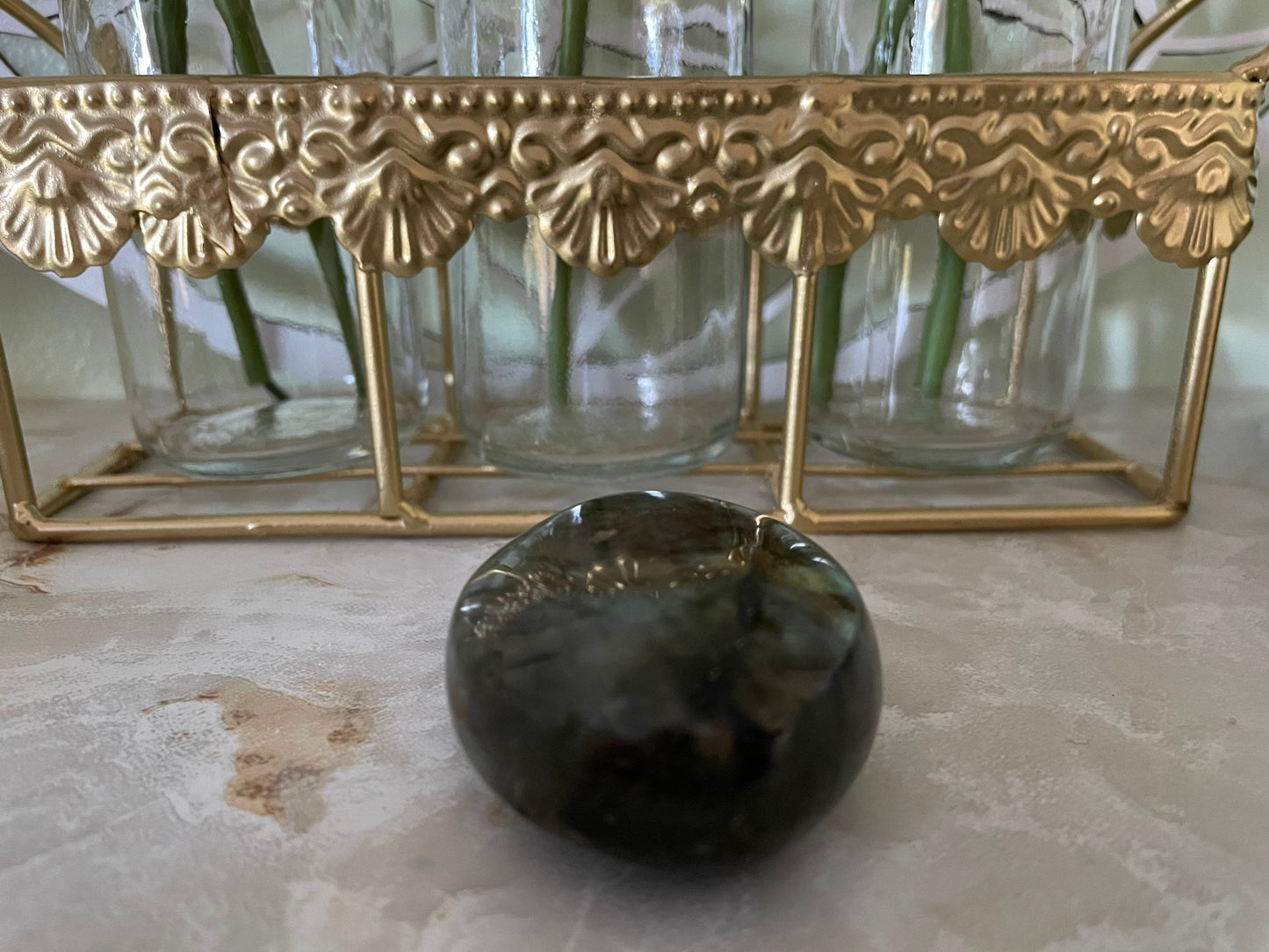 Beautiful Labradorite Palm Stone