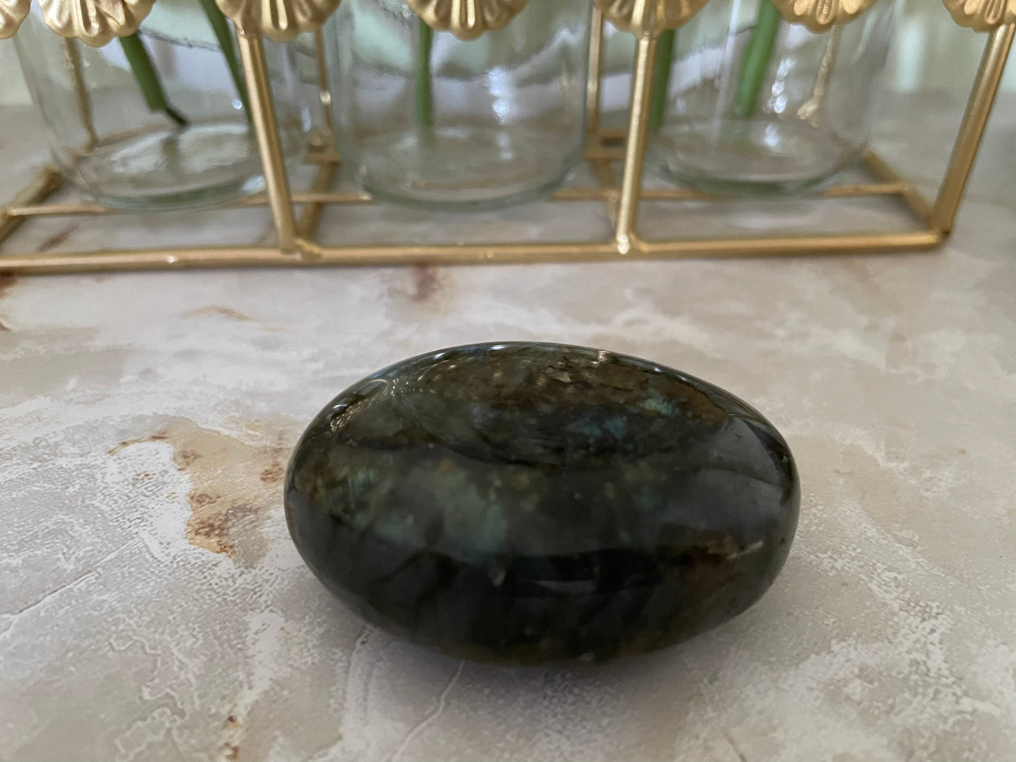 Beautiful Labradorite Palm Stone