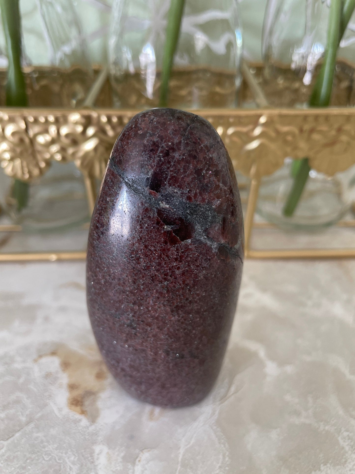 Magnificent Garnet Free Form 9.7 Oz  crystal BEAUTIFUL!