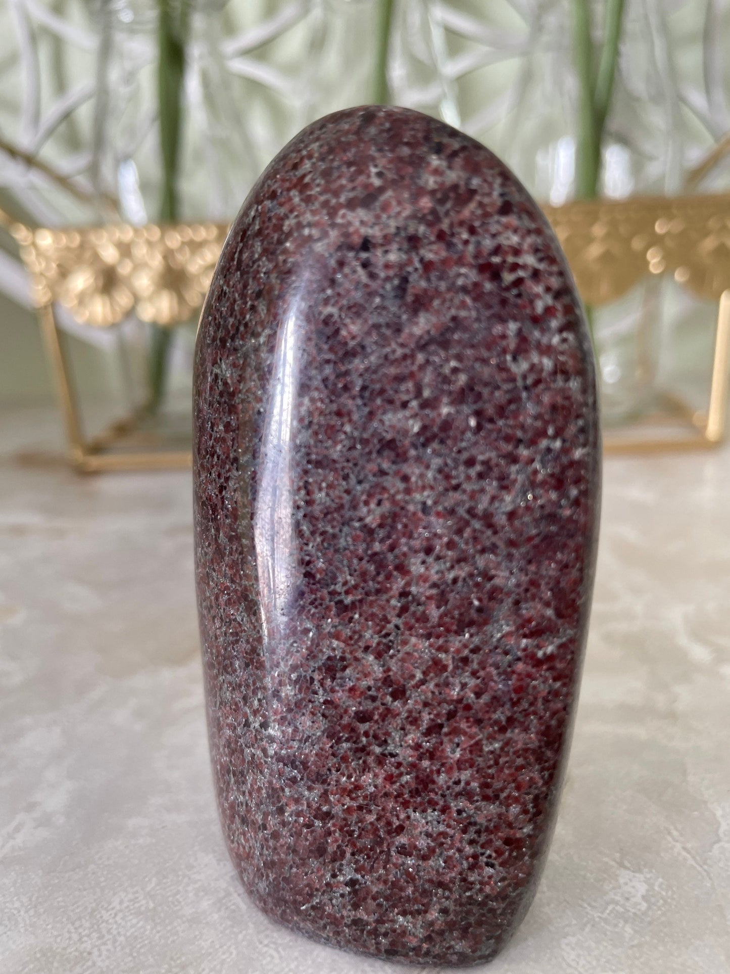 Magnificent Garnet Free Form 9.1 Oz  crystal BEAUTIFUL!