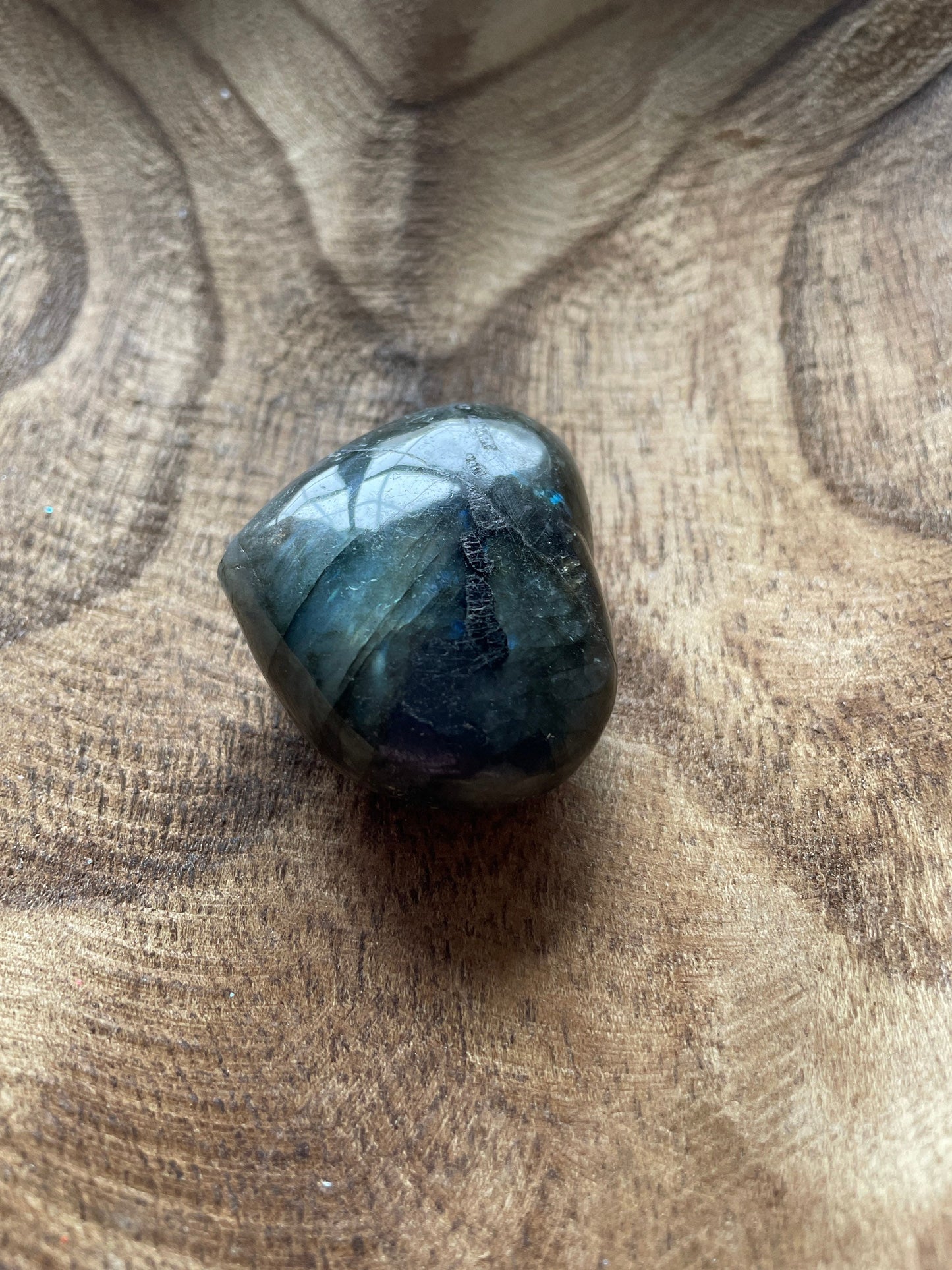 Magnificent Labradorite Heart 2.9 ounces Awesome flash