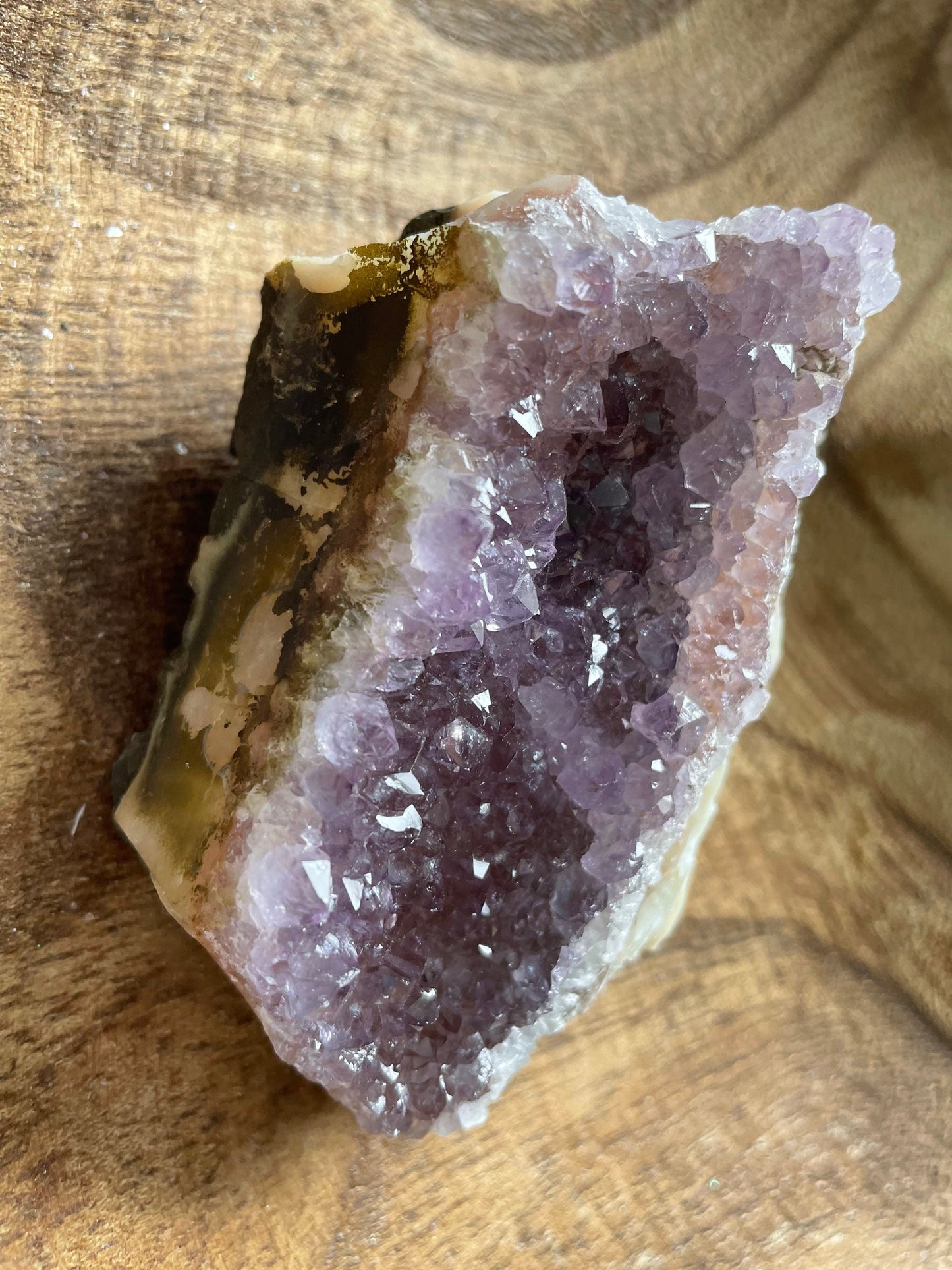 Pretty Uruguay amethyst cluster is a perfect gift for any Aquarius or February birthday