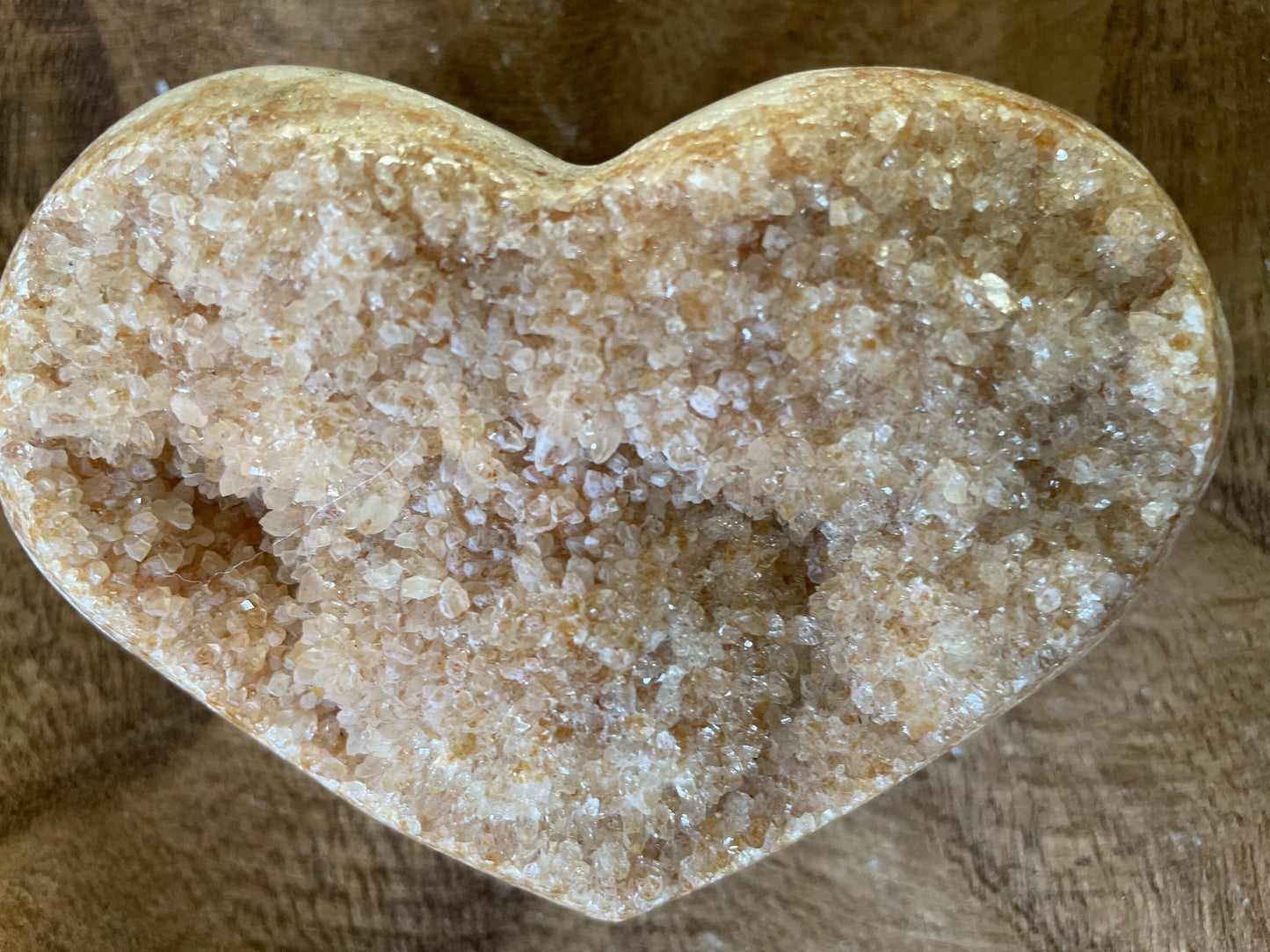 Beautiful Brazilian Citrine heart