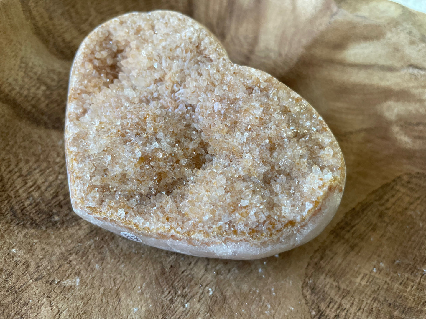 Beautiful Brazilian Citrine heart