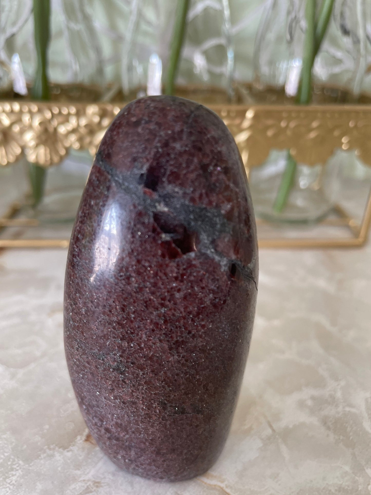 Magnificent Garnet Free Form 9.7 Oz  crystal BEAUTIFUL!