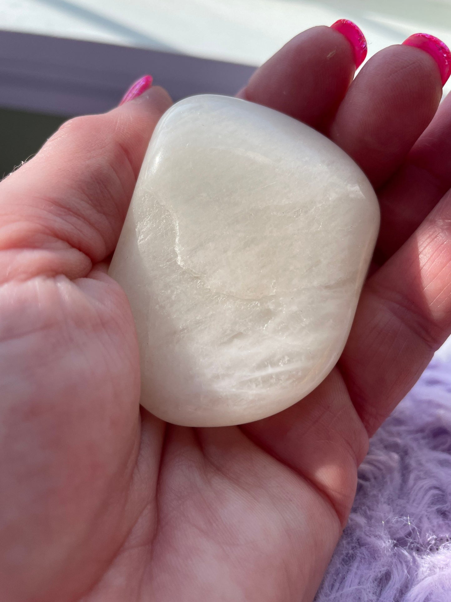 Beautiful jumbo White Quartz crystal