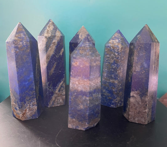 Lapis lazuli points confidence crystal psychic crystals protection crystals crystals for peace