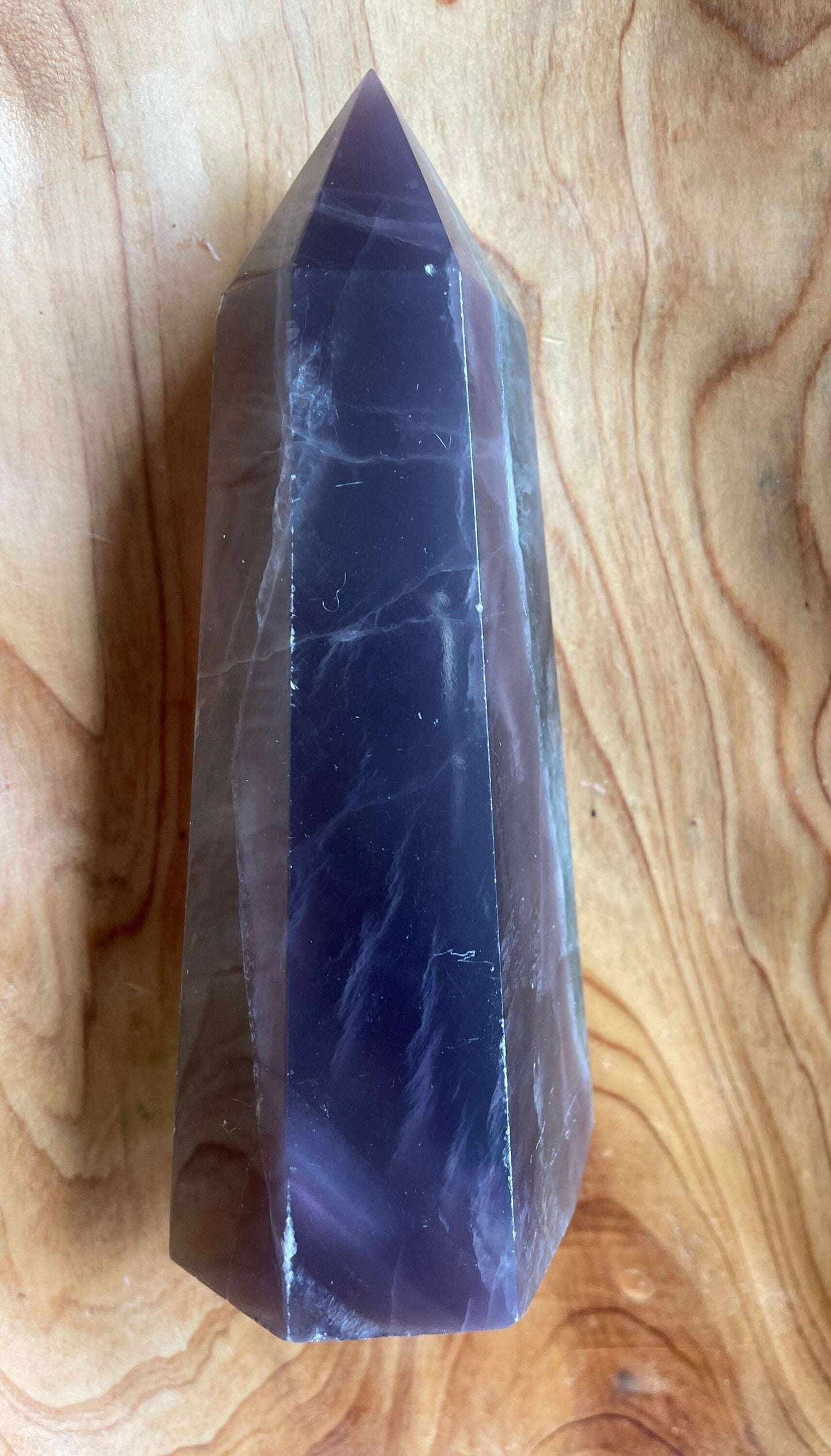 Rainbow Fluorite 20 ounces point obelisk