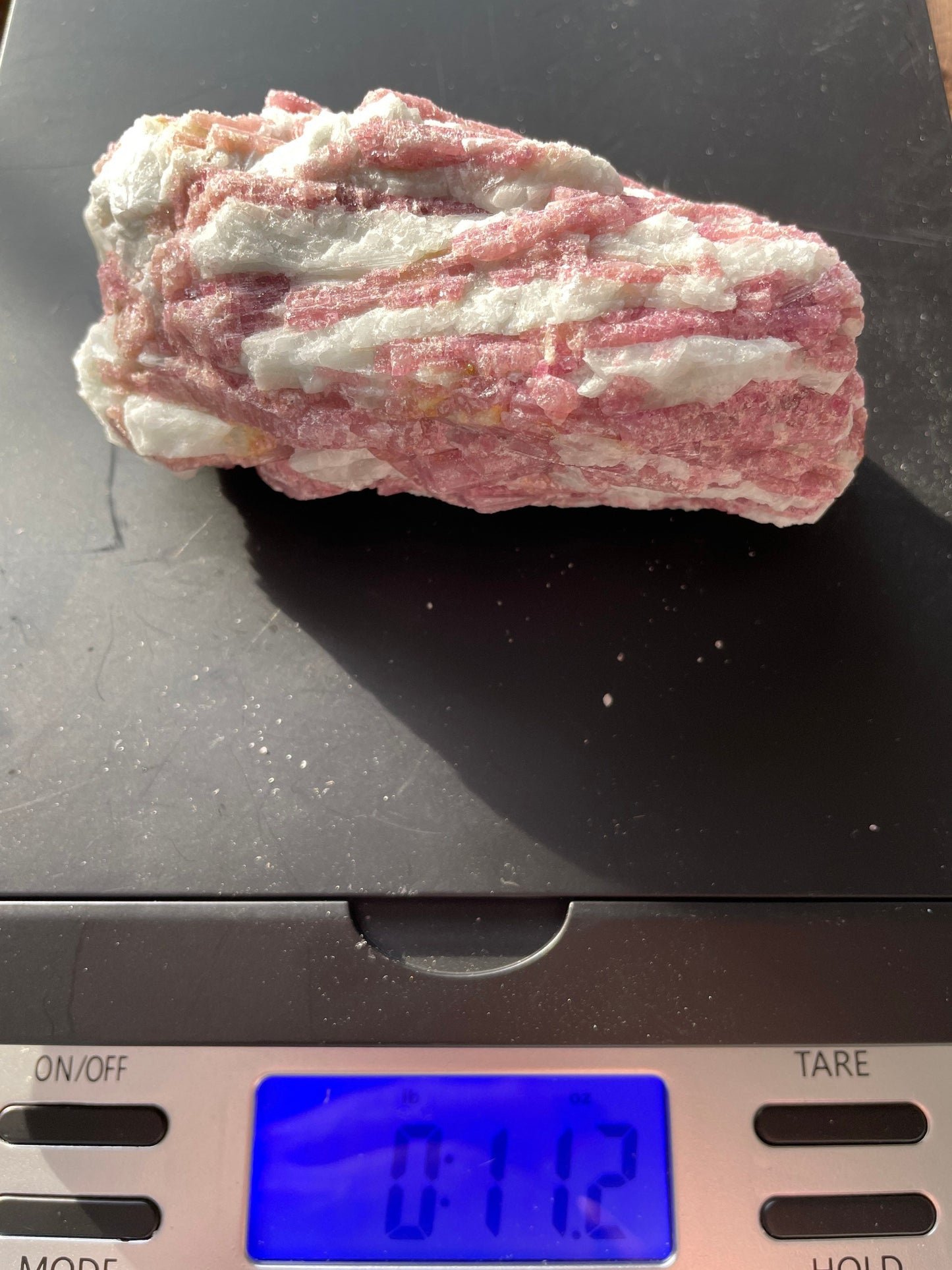 Beautiful Pink Tourmaline raw stone 11.2 ounces