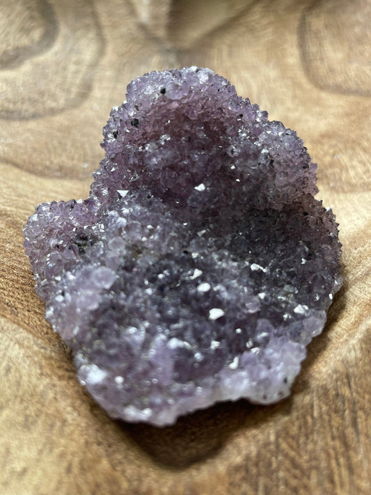 This uniquely shaped Uruguay amethyst cluster is a perfect gift for any Aquarius or February birthday.