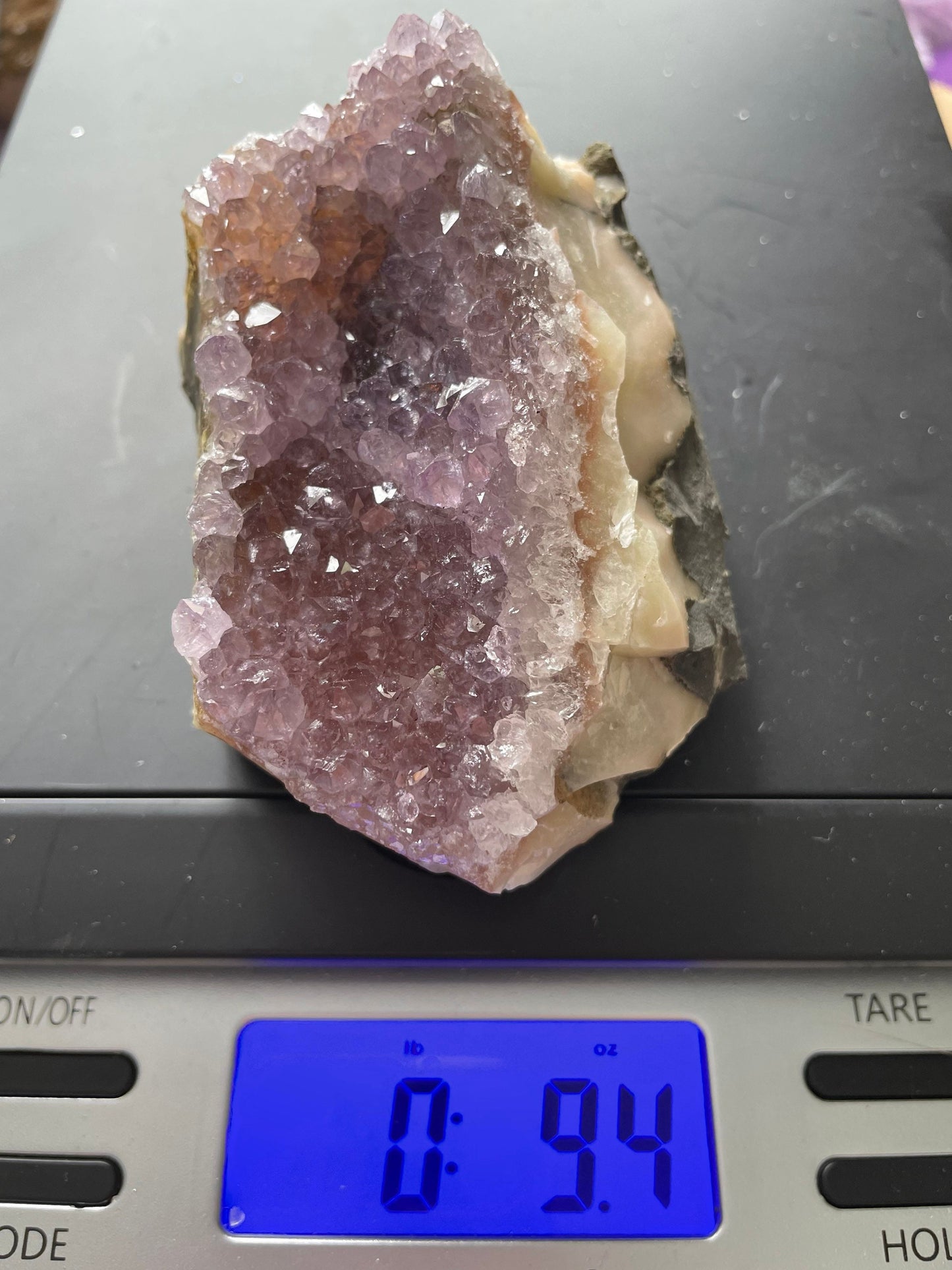 Pretty Uruguay amethyst cluster is a perfect gift for any Aquarius or February birthday