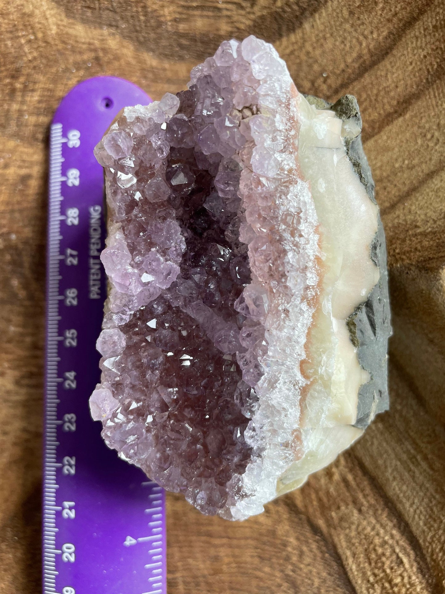 Pretty Uruguay amethyst cluster is a perfect gift for any Aquarius or February birthday